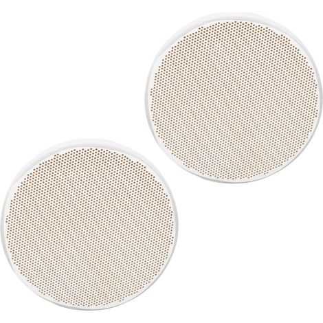 Lot de 2 plaques de soudure rondes à trous multiples, en quartz, pour la soudure de bijoux et l'isolation thermique (grand format). (1/5)