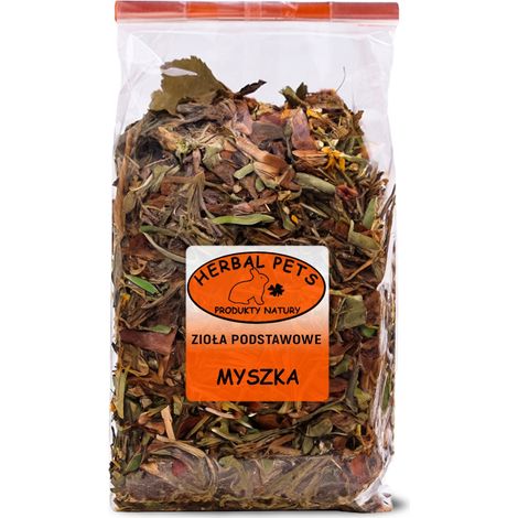 Hierbas básicas para ratones, alimento exquisito para mascotas, mezcla de hierbas 100 g (1/2)