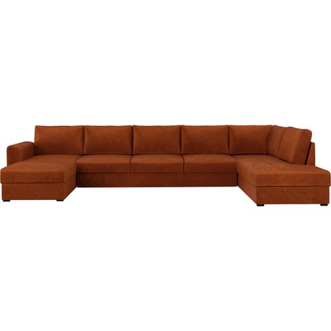 Canapé d'angle Comfivo 191, Clara 215.02, Fonction de couchage, Boîte de literie, 370x186x85cm, 0 (1/5)