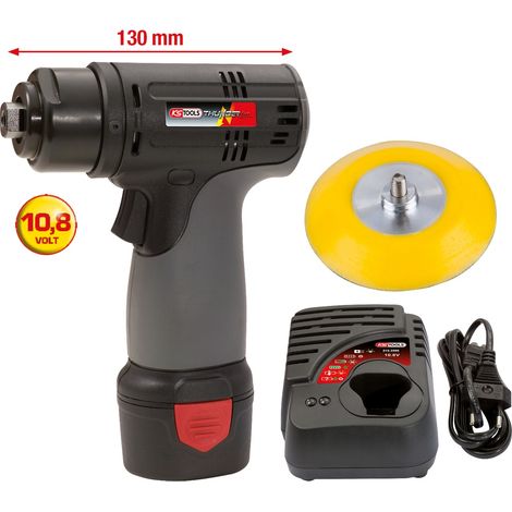 KS Tools Akku-Schleifmaschine, 3.200 U/min 10,8V, mit 1 Akku und 1 Ladegerät (1/4)