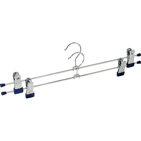 Kleiderbügel mit Clips, 40 cm, 2 Stück (1/2)