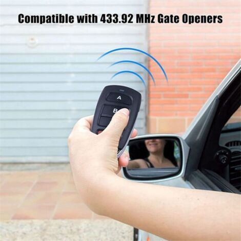 NALOOKAMIC  4 Pièces Duplicateur Universel Télécommande Porte Garage Portail Clés Remplacement Compatible