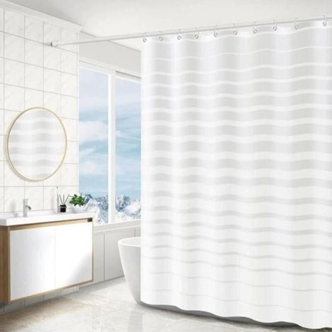 Rideau de Douche -180 x 200 cm - Anti Moisissure - Imperméable - Lavable, qualité supérieure, livraison gratuite (1/4)