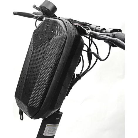 Universal 4L fully waterproof handlebar bag for electric scooters, balance bikes and bicycles, large capacity rigid EVA waterproof bag. (1/5)