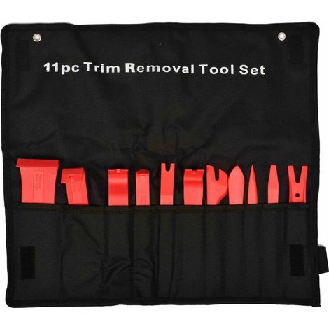 11 Pieces Trim Tools, Auto Accessories Door Car Dashboard Trim Removal Tool Installer Pry Tool with Storage Bag (1/4)