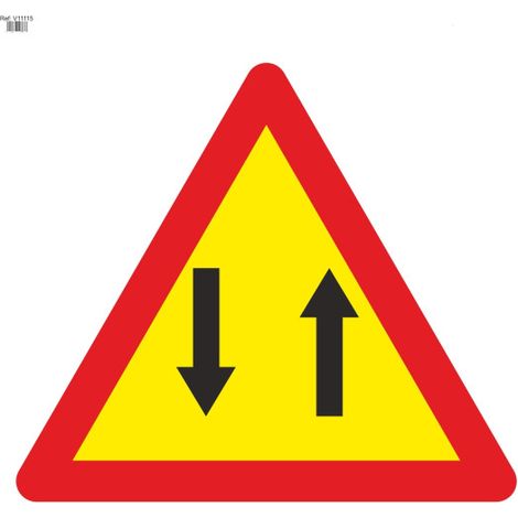 Señal Vial de Bolsa Circulación En Los Dos Sentidos 700 x 700 mm