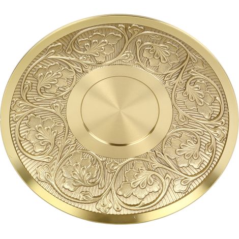 Tasse à thé en laiton, motifs en relief raffinés, style rétro européen, petite tasse à café idéale pour les fêtes à la maison, les pendaisons de crémaillère, soucoupe incluse. (1/5)