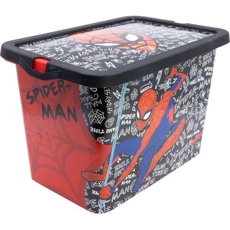 Stor Spiderman - Scatola portaoggetti con chiusura a scatto da 7 litri (1/5)