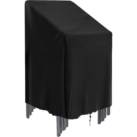 Housse De Chaise - 210D Oxford Imperméable - Protection UV Jardin Extérieur - Pour 8-10 Chaises Pliantes (1/5)