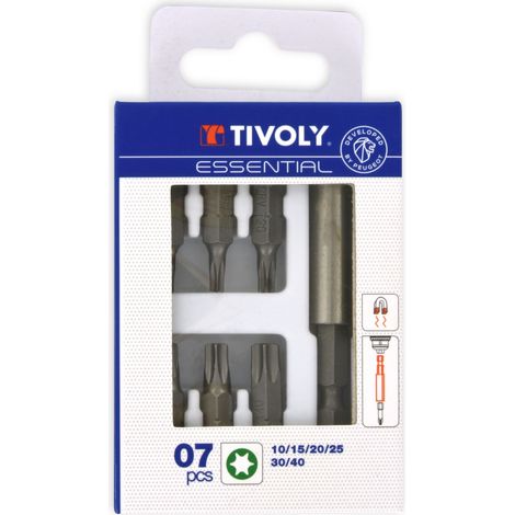 Tivoly • coffret 7pcs embouts TX