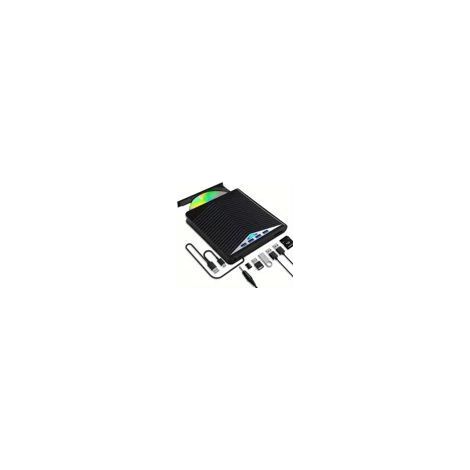 7-in-1 externer DVD-Brenner, USB 3.0 Typ-C, mit 4 USB-Anschlüssen und 2 TF/SD-Kartensteckplätzen. (1/5)