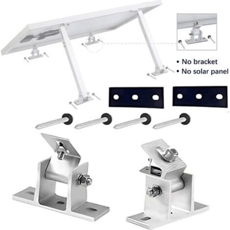 Kit de support pour panneau solaire réglable de 15 à 30° (1/5)