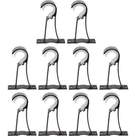 de 10 supports de tringle à rideaux en alliage d aluminium (1/5)