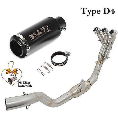 Système d'échappement complet adapté pour moto, silencieux de tube de liaison avant modifié, DB Killer, pour Yamaha Tracer9 Tracer 9 GT 2 (Type D4) (1/5)