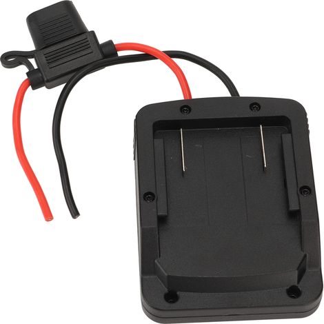 18V Lithium-Akku-Adapter mit integriertem ABS-Akku-Adapterstecker und Sicherungshalter für 12V Elektrowerkzeuge (1/5)