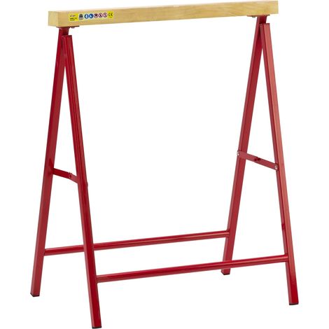 Klappbock Unterstellbock Gerüstbock Stützbock Arbeitsbock 60 cm mit Holzauflage (1/5)