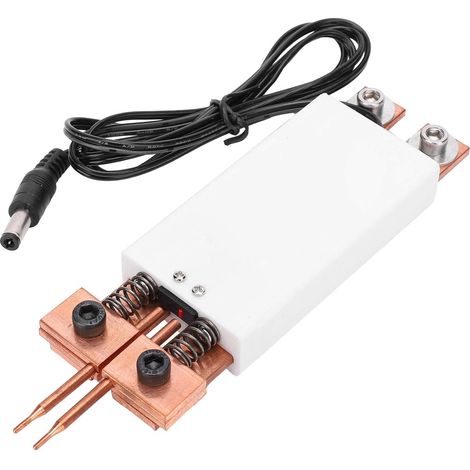 Soldadora por puntos portátil, máquina de soldadura por puntos para bricolaje, herramienta de soldadura por puntos para placas de batería para usar en el ensamblaje de baterías. (1/5)