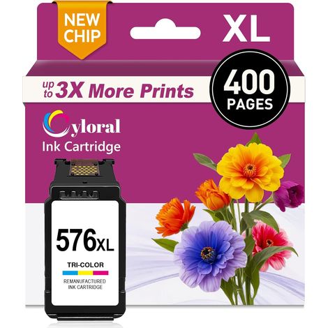 Couleur Cartouche pour Canon 576 XL Pixma TR4750i TR4755i (1/5)