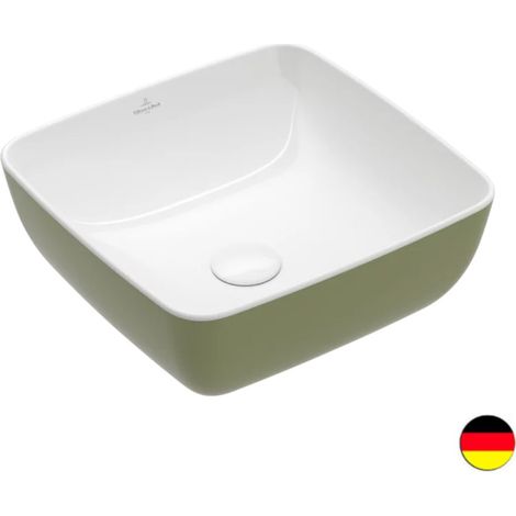 Villeroy & Boch Artis, lavabo à poser, carré, sans trop-plein,