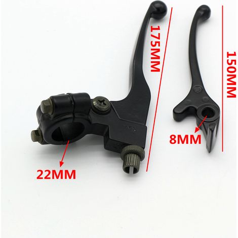 Zubehör für Kupplungs- und Bremshebel von Motorrädern und Geländefahrzeugen, Kawasaki Kupplungshebel links und rechts, ATV 110 cm³ (1/5)