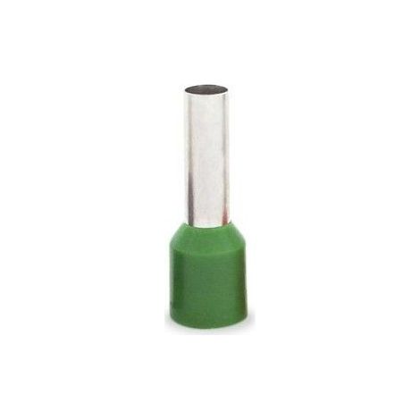 Punta delle dita isolata 6mm verde 50 pz