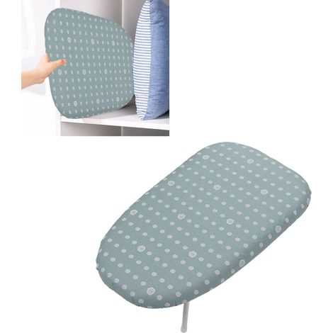 Petite table à repasser pliante, fer à repasser de table, tapis de repassage, mini table à repasser, porte-planche à repasser, design épuré et élégant - planche nue, sans housses de repassage (1/5)