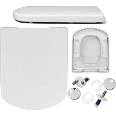 Hamberger Dama Senso WC-Sitz – Weiß – Antibakteriell – Duroplast – Leicht zu reinigen (1/5)