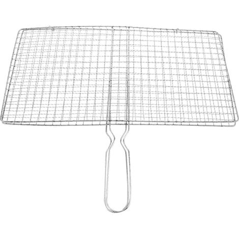 Panier à griller portable - Panier à griller pour poissons et légumes, outil de cuisine extérieure (1/2)