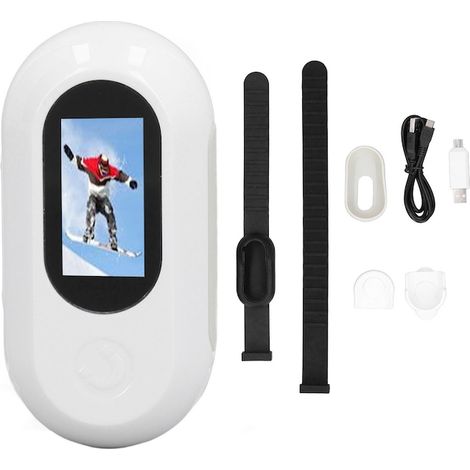 Caméra pour collier d'animal, enregistrement vidéo, 350 mAh, prend en charge 128 Go, multicolore, mini caméra (1/5)