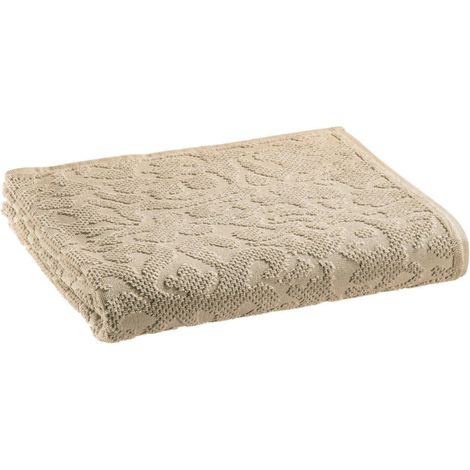 Drap de douche serviette de bain pour salle de bain coloris perle 70 x 130 cm - PANGIVO (1/3)