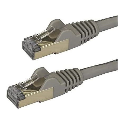 2M CAT6A PATCH CABLE - GRAY CAT 6A NETWORK CABLE - STP (1/3)