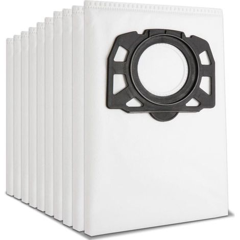 Lot de 10 sacs d'aspirateur pour Kärcher 2.863-006.0, Sacs Aspirateur pour Kärcher WD4 WD5 WD6 WD5P WD6P Premium MV4 MV5 MV6 pour Aspirateur (1/4)