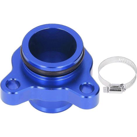 Raccord de tuyau d'eau pour voiture en alliage d'aluminium avec collier de serrage, remplacement pour moteurs 335i, 335xi et 135i N54 3.0L biturbo (bleu). (1/5)