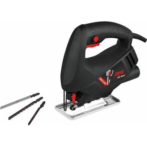 SKIL 4190 AA Stichsäge 400 W Schnitttiefe 65 mm, 3 Sägeblättern für Holz (1/5)
