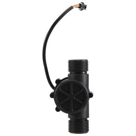 capteur de débit d'eau DN25 DC3,5-24 V 1 pouce 2-100 L/min, débitmètre à effet Hall, pompe à chaleur, chauffe-eau. (1/5)