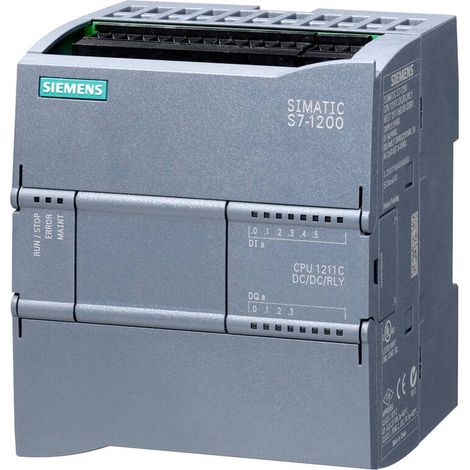 [NEUWERTIG] B-Ware Siemens SPS-Kompakt-CPU 6ES7211-1HE40-0XB0 Steuerung 6DI 4DO 2AI 75KB RAM DC