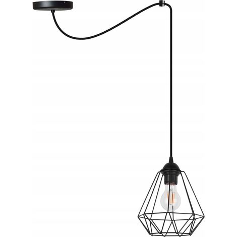Plafonnier suspendu araignée lustre loft E27 LED (1/5)