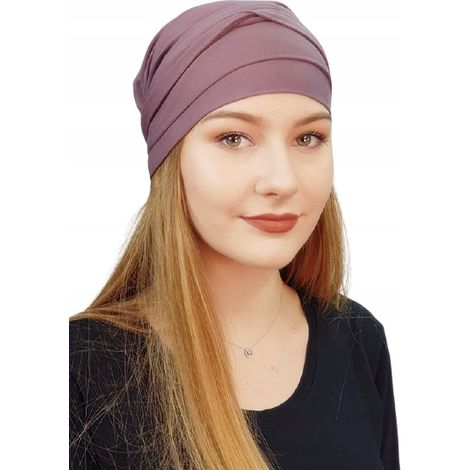 Turban Lara 220, ein modisches Damen-Kopftuch, auch nach der Chemotherapie (1/5)