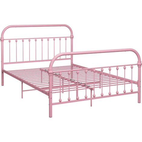 Giroletto Rosa in Metallo 120x200 cm vidaXL