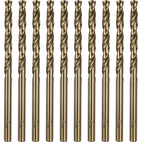 Perceuse Mèches 4,2mm M35 Haute Vitesse Acier 10Pcs (1/5)