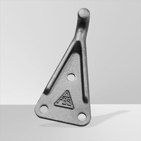 Auto Anhänger Haltenocken Lochung Für Verschluss 12x6x32cm (1/2)