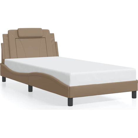 Maison Exclusive - Estructura de cama Viana sin colchón cuero sin (1/5)