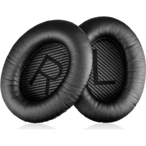 Cuscinetti auricolari di ricambio per cuffie Bose QuietComfort QC 2 15 25 35 AE2 AE2i AE2w, neri (1/4)