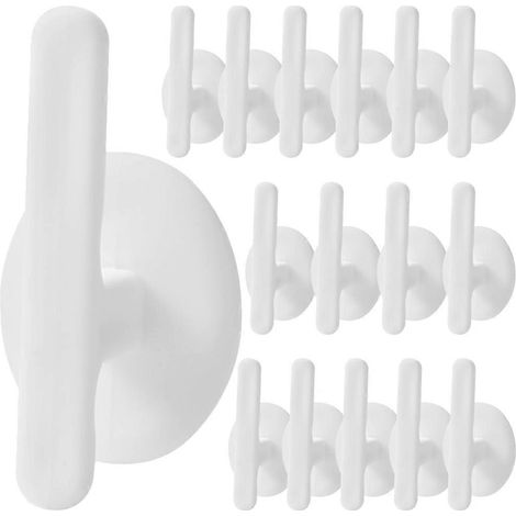 16 organisateurs de câbles pour appareils électroménagers, enrouleurs de câbles adhésifs, supports de gestion des câbles-4.7X3CM-White (1/4)