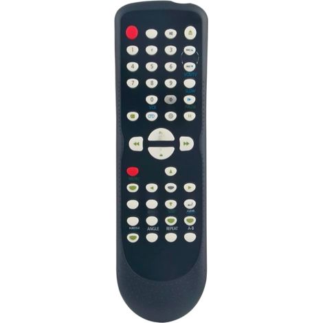 Télécommande de rechange pour Magnavox DVD VCR Player Big Button Easy Setup Contrôleur infrarouge Noir Taille standard (1/5)