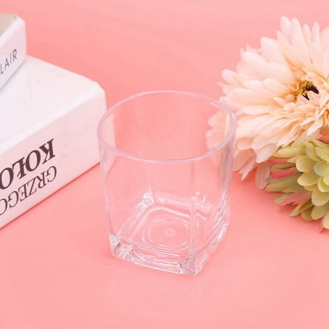 Verre à whisky écologique 180ml, tasse acrylique pour vin bière, gobelet bar accessoires (8007) (1/4)