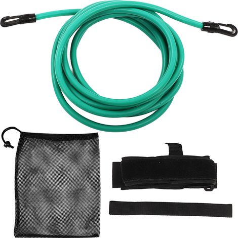 Ceinture de nage stationnaire avec élastique de résistance, lot d'entraînement corde élastique 6mm 10mm 4m vert (1/5)