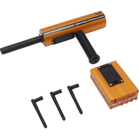 Jeffergarden Détecteur de métaux AKS avec 3 antennes, portée de 1 200 m, profondeur de 25 m, scanner haute précision pour l'or, l'argent et le cuivre-DOU