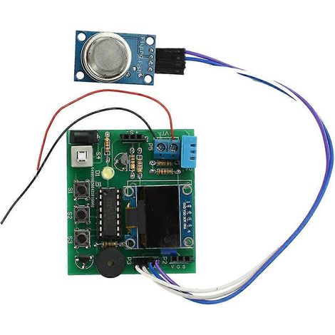 Ce kit de module d'alarme à capteur multifonctionnel peut détecter le monoxyde de carbone, les flammes, la température, l'humidité et la présence humaine, et est compatible avec les projets électroniq (1/5)