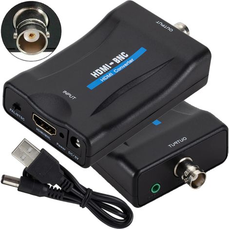 Convertisseur HDMI vers BNC + prise audio 3,5 mm (1/5)
